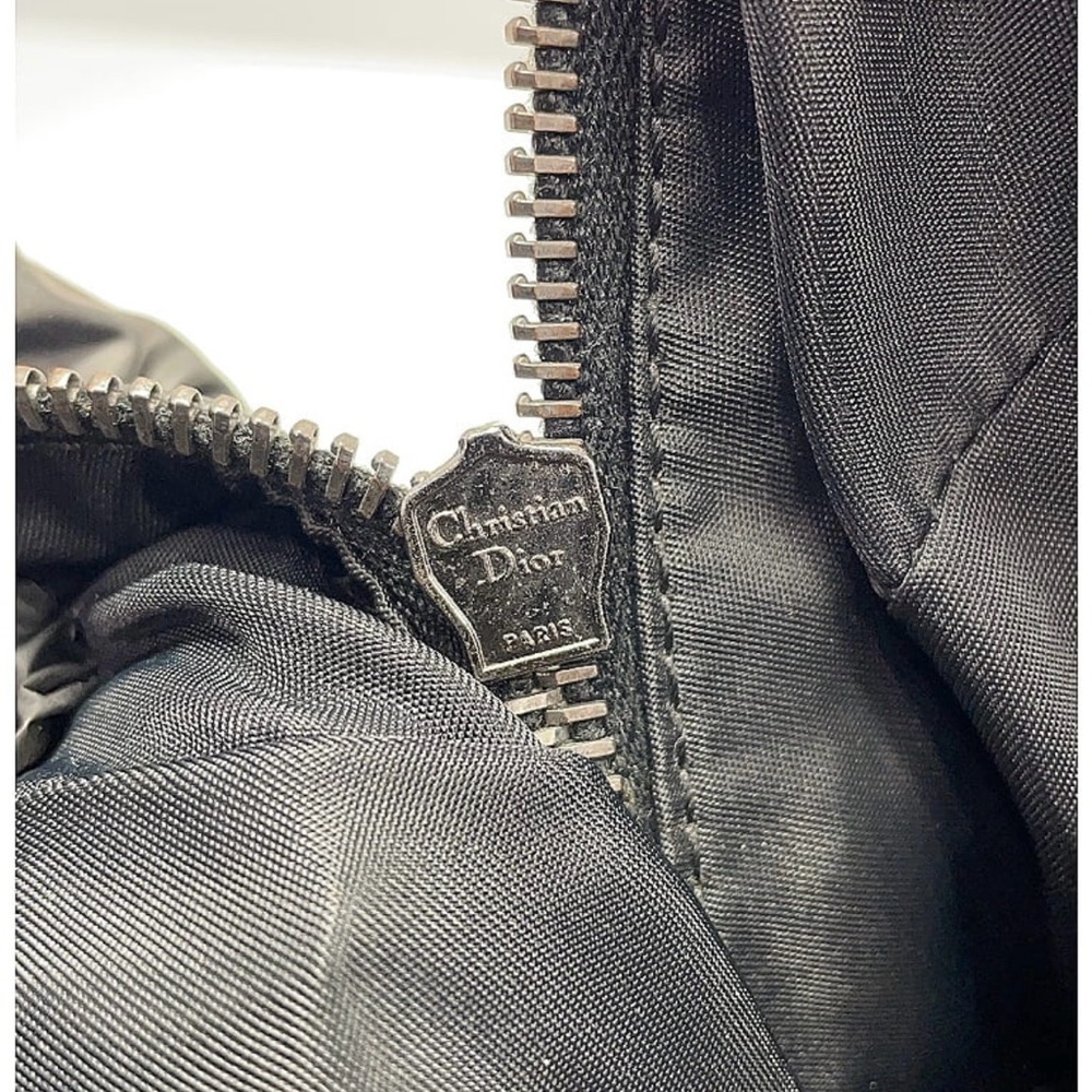 CHRISTIAN DIOR Monogram Ethnic Shoulder Bag Black - Picture 5 of 13